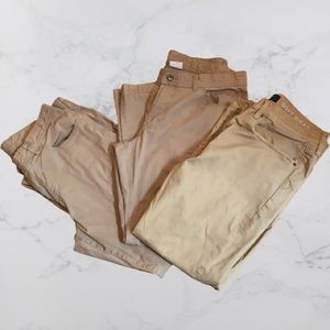 3 Pair Mens Khaki Pants